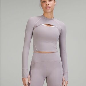 Lululemon keyhole front cropped tank top